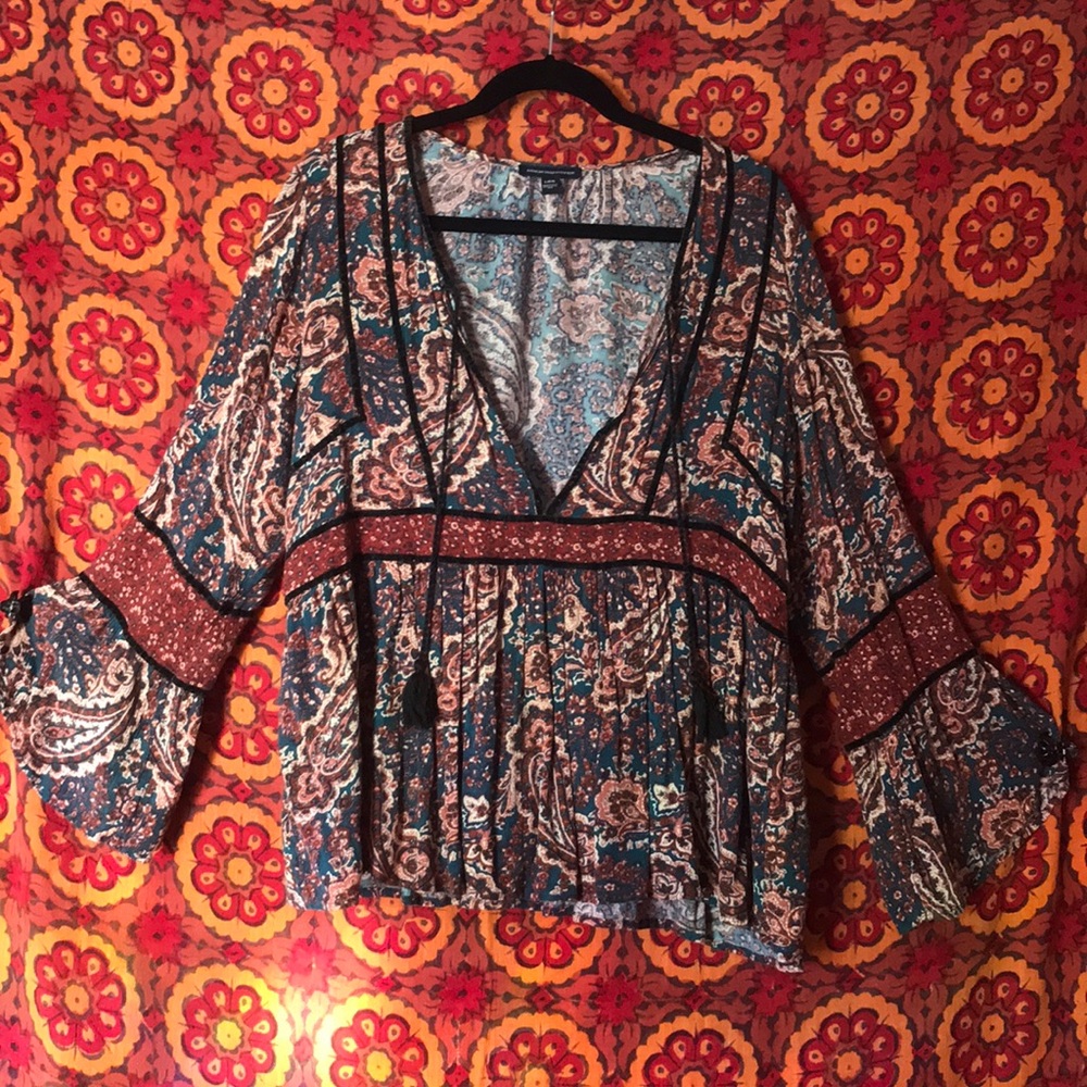 American Eagle BOHO Blouse